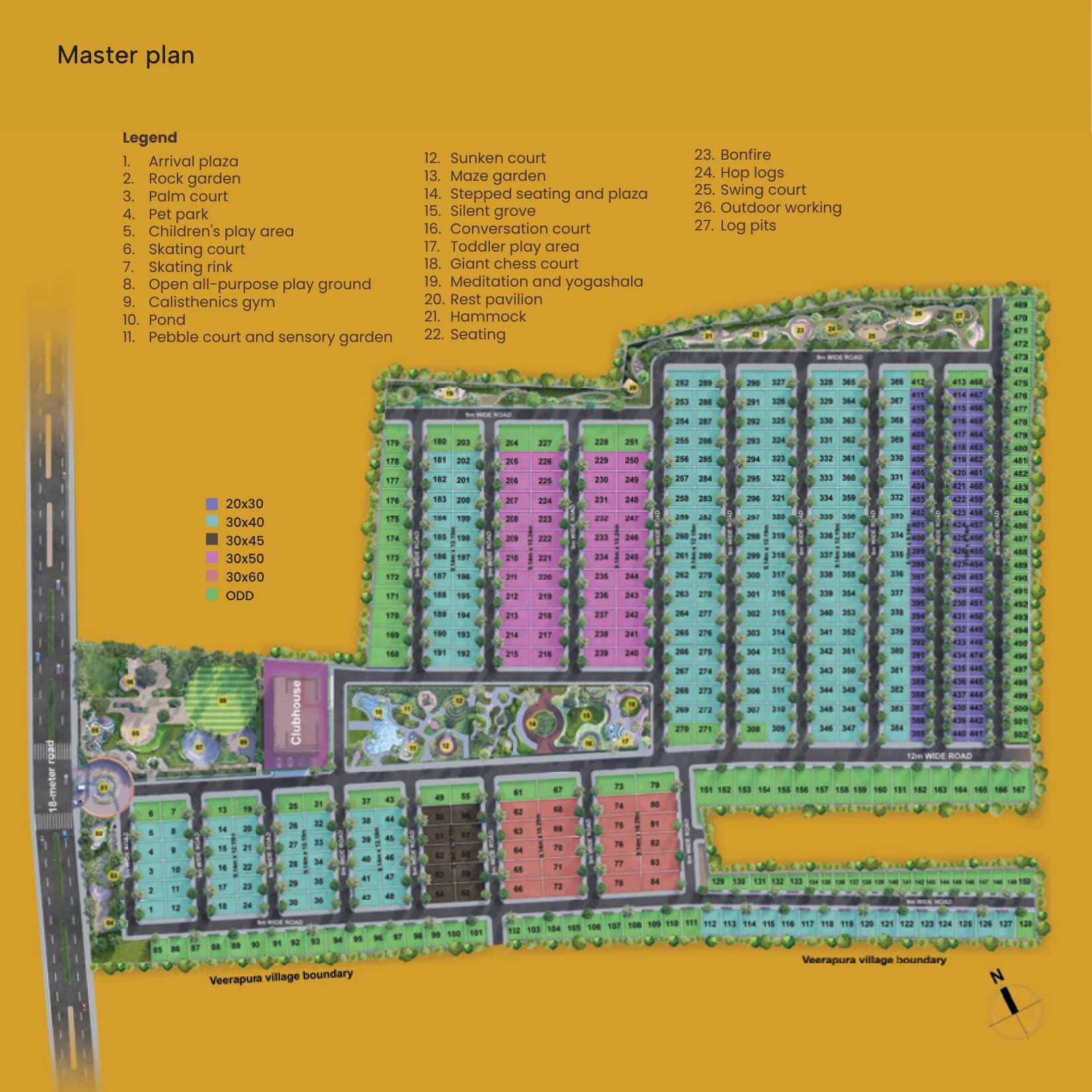 Sattva Doddaballapura Plots Master Plan