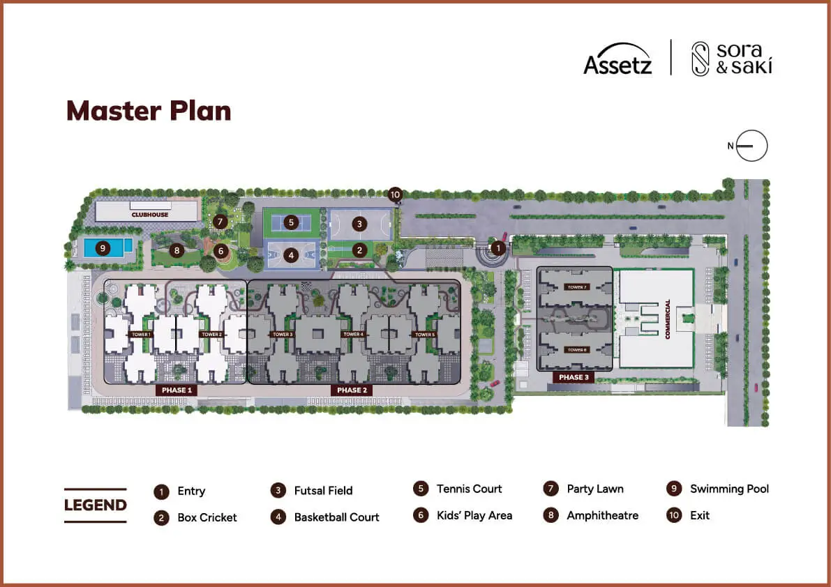 Assetz Sora & Saki Master Plan